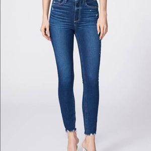 Paige High Rise Skinny Margot Ankle Jeans